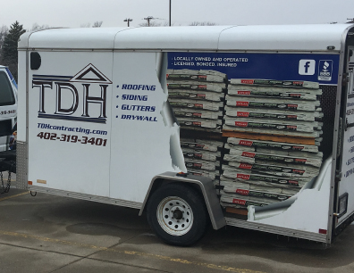 TDH Contracting trailer wrap