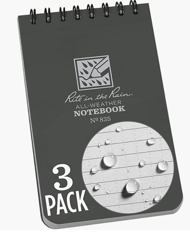 All-weather notebooks