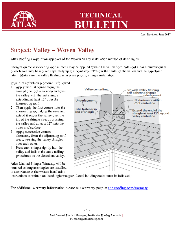 Valley - How to Install a Closed Valley