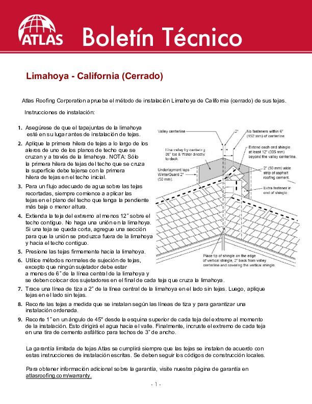 Limahoya Cómo instalar una limahoya - (California Valley How to Install a California Valley - Closed)