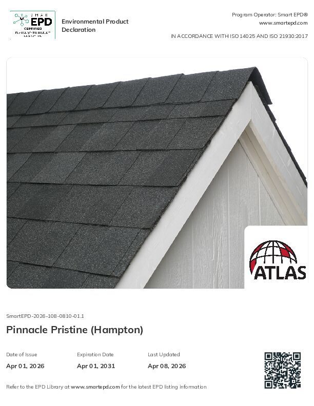 Pinnacle Pristine Hampton EPD