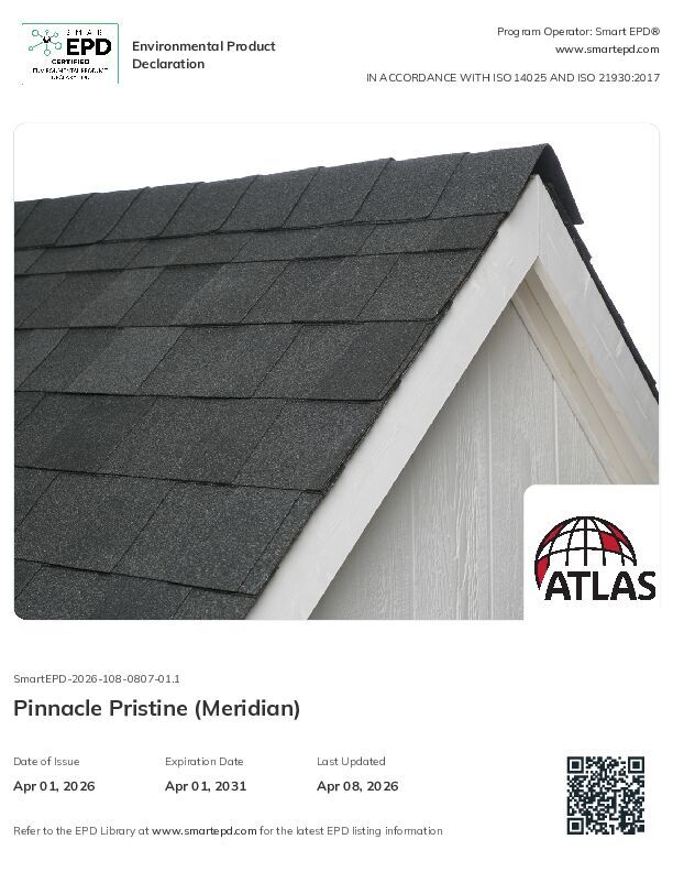 Pinnacle Pristine Meridian EPD