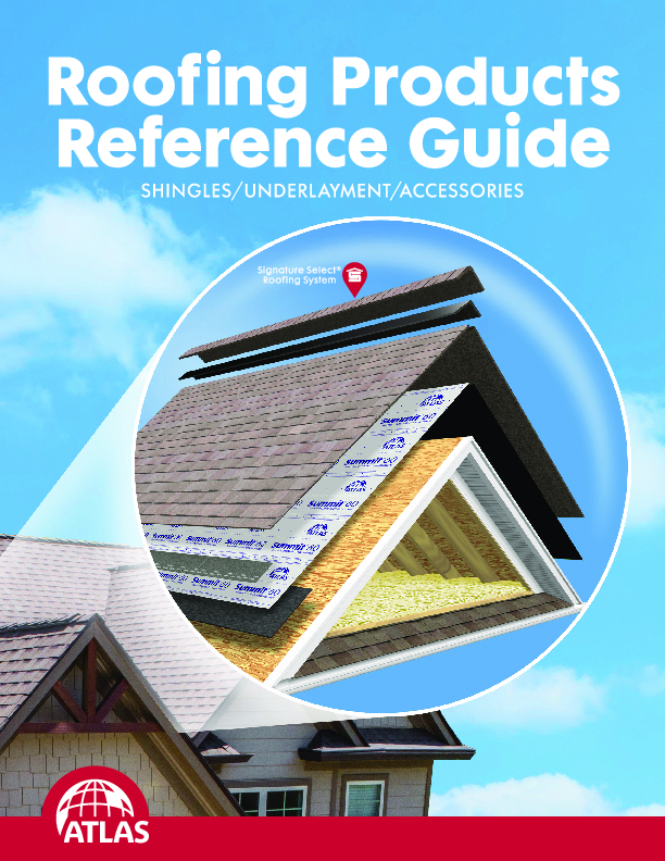 Shingles & Underlayments Roofing Product Reference Guide