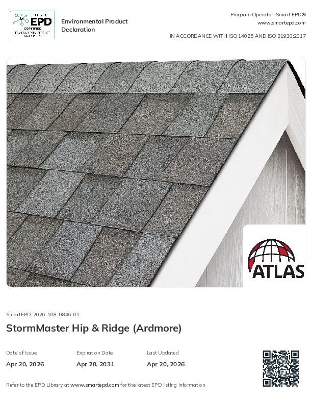 StormMaster Hip & Ridge Ardmore EPD