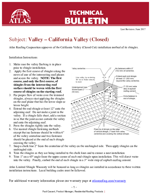 Valley - How to Install a California Valley