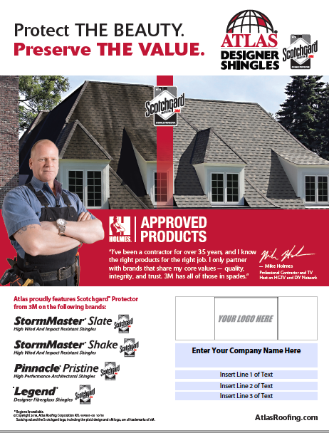 Co-branded Mike Holmes editable flyer