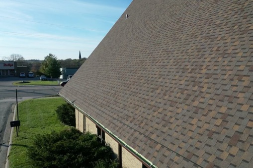 Atlas products on completed church roof